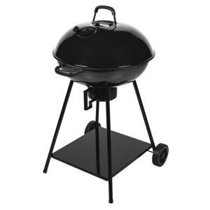 Barbacoa de carbón esférica con tapa