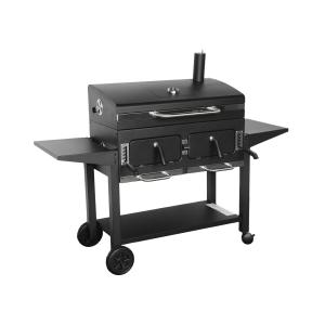 Barbacoa de carbón xl, negro