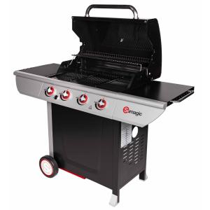 Barbacoa de gas con 4 quemadores