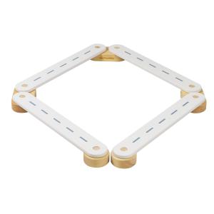 Barra de equilibrio con tabla de equilibrio madera blanca,…