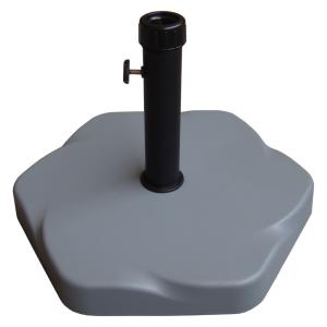 Base de parasol gris de cemento de 30 kg