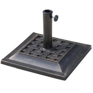 Base de sombrilla 44x44x32 cm bronce
