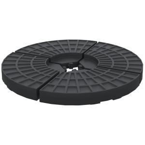 Base de sombrilla 48x48x8 cm negro