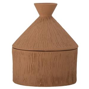 Bazi caja decorativa terracota 14x14x17cm.