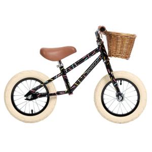 Bici sin pedales  negro acero niños 3-5 años