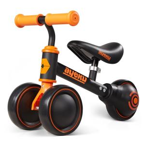 Bicicleta de equilibrio niños 1–3 años, 36cm, Negra