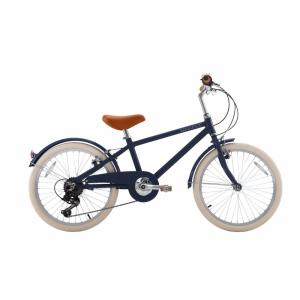 Bicicleta infantil 20'' clásica vintage azul marino