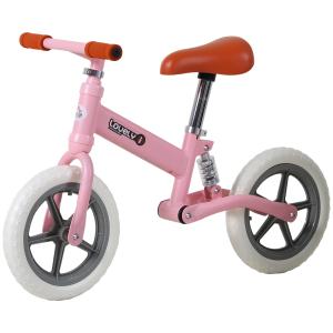 Bicicleta sin pedales color rosa 85 x 36 x 54 cm