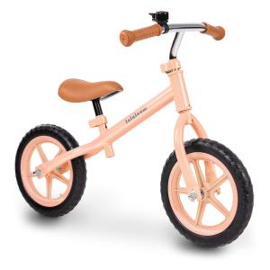 Bicicleta sin pedales para niños de aluminio rosa