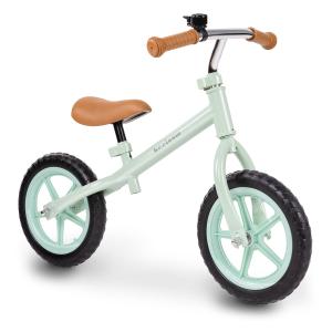 Bicicleta sin pedales para niños de aluminio verde