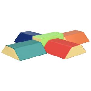 Bloques de espuma 48x19x48 cm multicolor