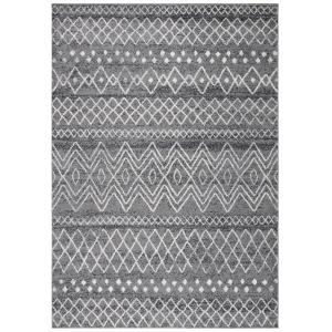 Bohemio gris/neutral alfombra 90 x 150