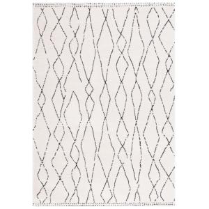 Bohemio marfil/negro alfombra 90 x 150