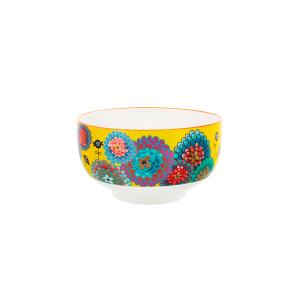 Bol  amarillo porcelana  13 x 0 x 7 cm