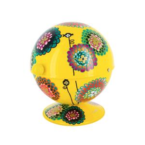 Bola  azucarero  amarillo hierro  13 x 0 x 14 cm