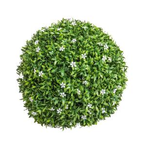 Bola boj artificial jardín Azahar grande verde de Ø 30 cm