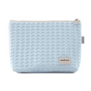 Bolsa aseo celeste 6x28x20 cm