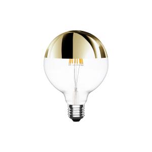 Bombilla de filamento LED en forma de gota con cúpula dorad…