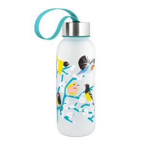 Botella 42 cl  azul claro acero  22 x 6 x 6 cm