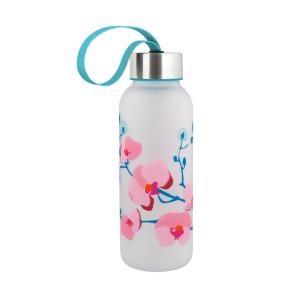 Botella 42 cl  turquesa acero  22 x 6 x 6 cm
