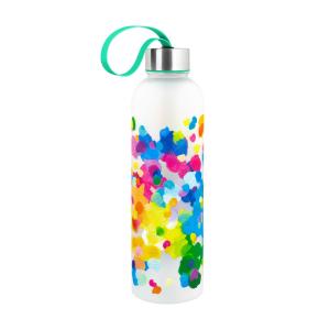 Botella 80 cl  multicolor poliéster  25 x 7 x 7 cm