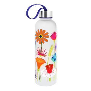 Botella 80 cl  negro acero  25 x 7 x 7 cm