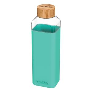 Botella cristal con funda de silicona 700 ml teal