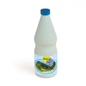 Botella de agua mineral de madera