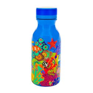 Botella termo 40 cl  azul acero inoxidable  18 x 0 x 6 cm