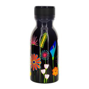 Botella termo 40 cl  negro acero inoxidable  18 x 0 x 6 cm