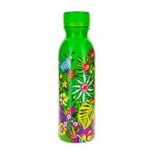 Botella termo 60 cl  verde polipropileno  24 x 7 x 7 cm