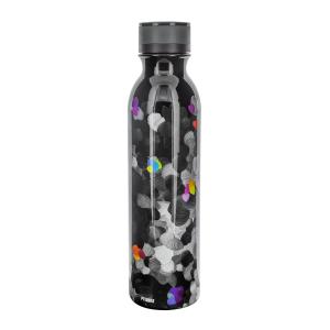 Botella termo 75 cl  negro silicona  28 x 0 x 7 cm
