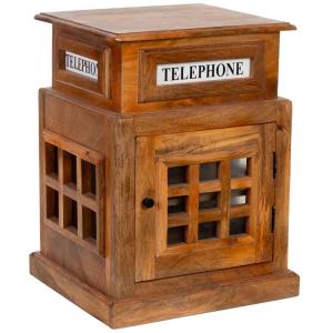 Botellero marrón 51x38x71h cm