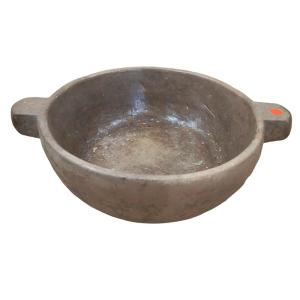 Bowl vintage marrón 36x36X43h cm