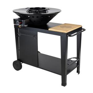 Brasero de gas móvil para exteriores