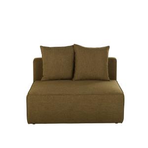 Butaca 2 plazas para sofá modular verde caqui