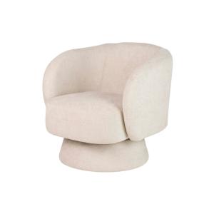 Butaca beige de madera 78x80x77cm