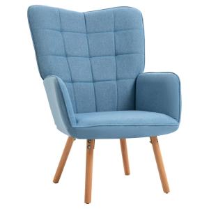 Butaca de salón 71x76x101 cm azul