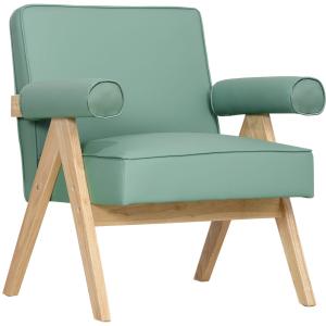 Butaca de salón 73x70x80 cm verde