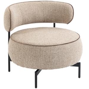 Butaca de salón 81x82x73 cm beige