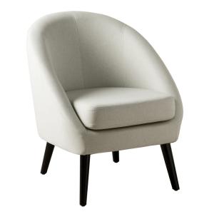 Butaca tapizado beige 60 x 74 cm