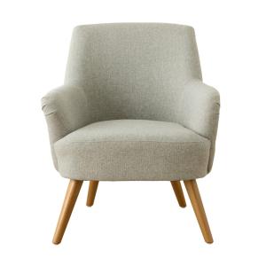 Butaca tapizado gris 69 x 81 cm