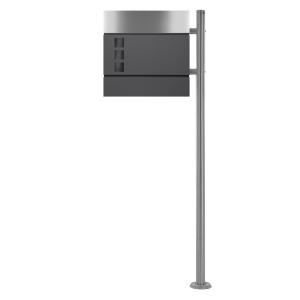 Buzón de correos acero inox antracita moderno espacio para…