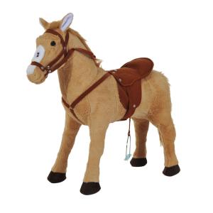 Caballito de juguete 85x28x60 cm beige