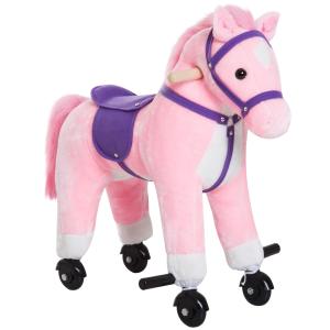 Caballito infantil rosa 55 x 23 x 60 cm