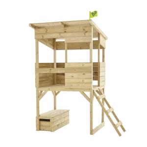 Cabaña de madera sobre pilotes madera marrón FSC®