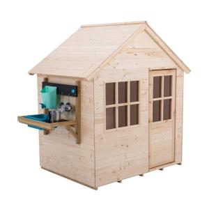 Cabaña para niños   cocina exterior madera marrón FSC®