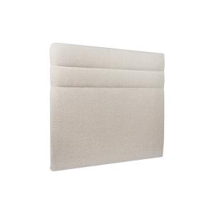 Cabecero 140 cm lines - tejido rizado beige claro