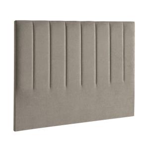 Cabecero 150 cm tapizado acolchado tela suave gris