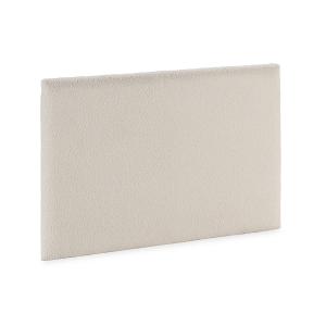 Cabecero 90x60 cm tela borreguito beige